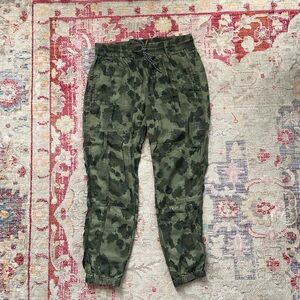 Anthropologie camo print joggers